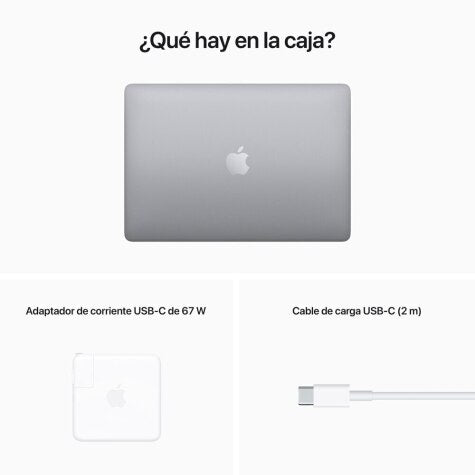 MacBook Pro de 13 pulgadas con chip Apple M2 con CPU de 8 núcleos y GPU de 10 núcleos, 8 GB de RAM, SSD de 512 GB