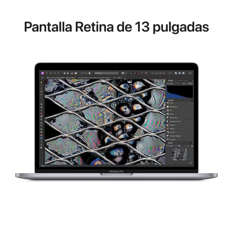 MacBook Pro de 13 pulgadas con chip Apple M2 con CPU de 8 núcleos y GPU de 10 núcleos, 8 GB de RAM, SSD de 512 GB